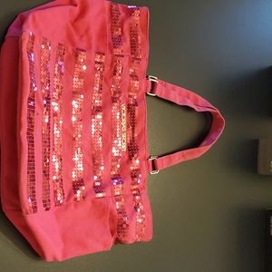 🎁2/$25 Victoria's secret canvas tote bag